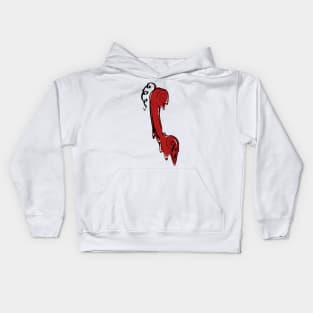 Melted phone Kids Hoodie